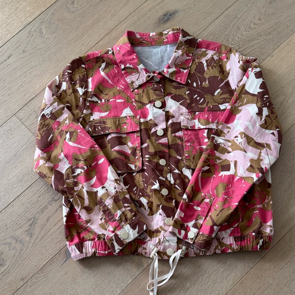 Zuda Stretch Woven Ripstop Collared Utility Jacket Large - Picture 5 of 11